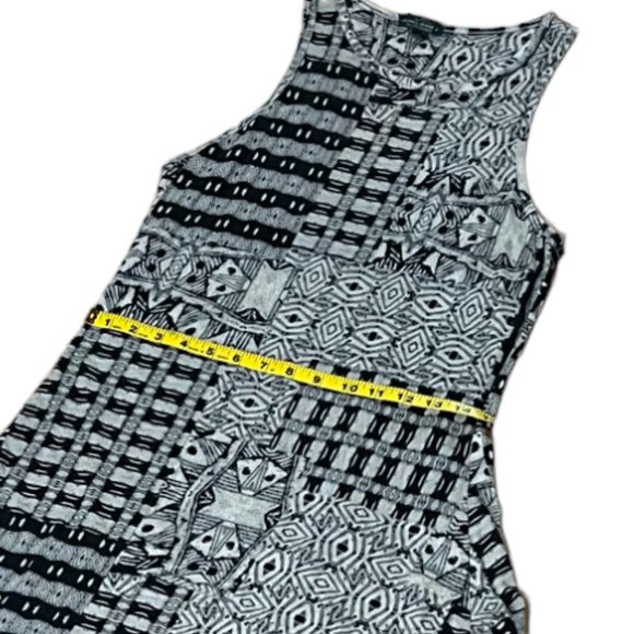 Vintage Ralph Lauren Jeans Co. Sleeveless Geometric Print Cotton Maxi Dress Sz M - Picture 5 of 10